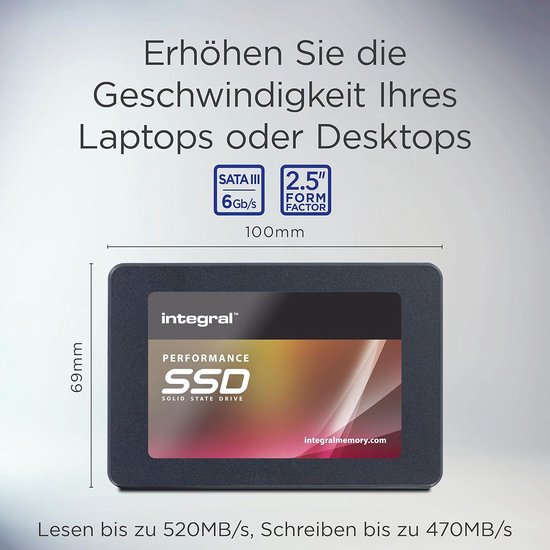 Interne SSD - Opslag Schijf - Computer Upgrade - Snel Opstarten - 500GB - Zilver — afbeelding 4
