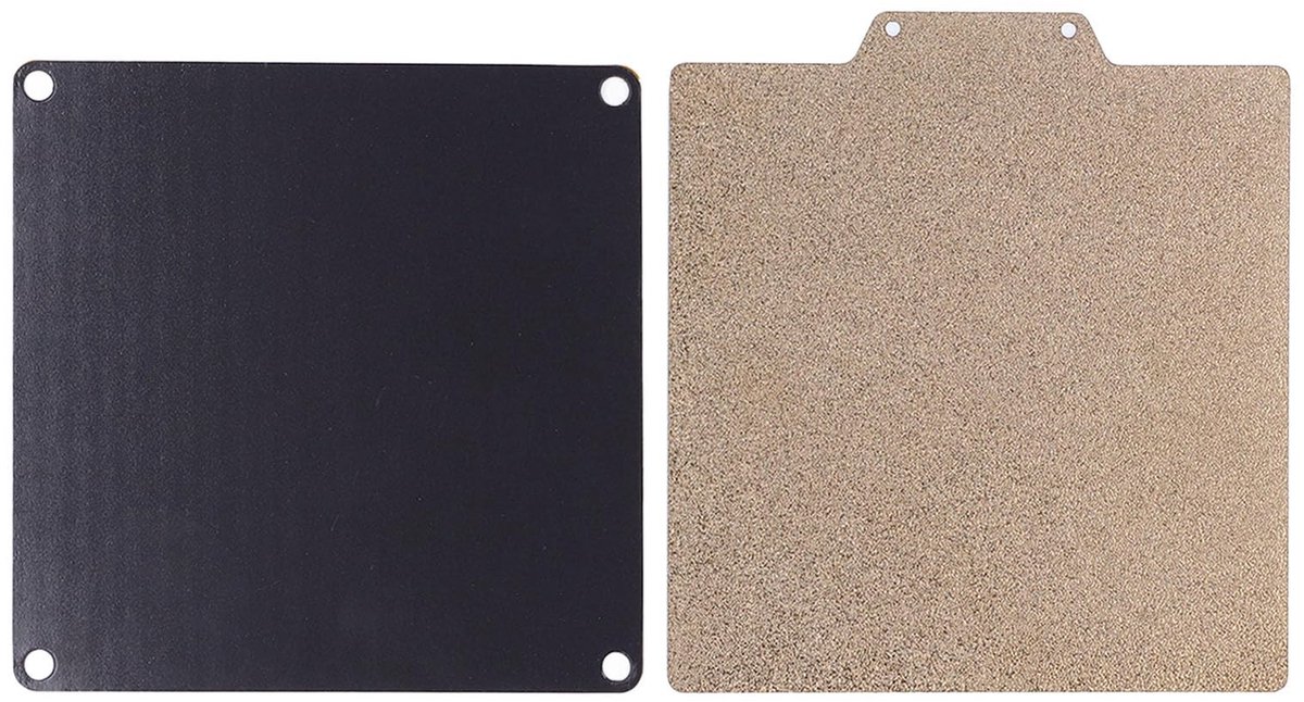 Dailygoods- 3D-printerbed Flexibel 120x120mm - Dual Side PEI - Zachte Magneet - Gemakkelijk te Verwijderen - Optimale Hechting - Voorkomt Kromtrekken - Printbed