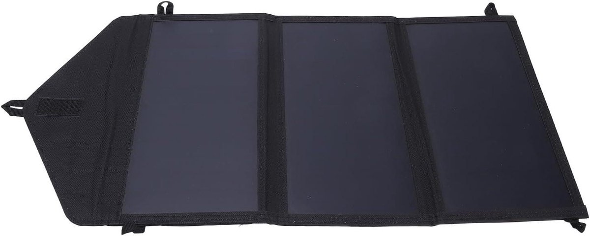 Pssopp Draagbare Snelle Zonnepaneel Opvouwbare Zonnelader, 30W Draagbare Snelle Zonnepaneel -monokristallijne Voedingskit voor Telefoons Laptops Tablets 12V Autobatterij Buiten Kamperen