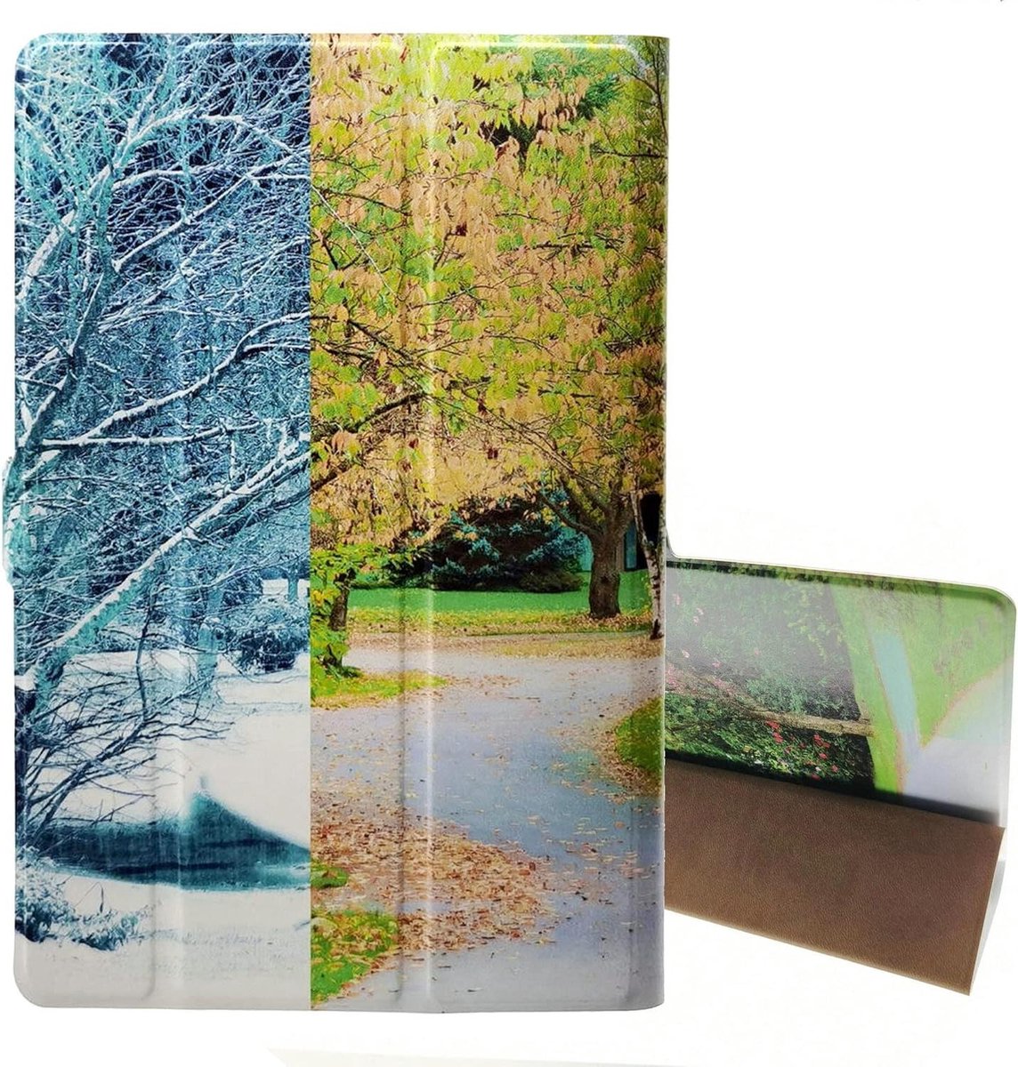 Tablet Case - Hoes Stand Cover - Tablets Beschermen - Volledige Toegang Hardware - 30 x 20 x 1 cm