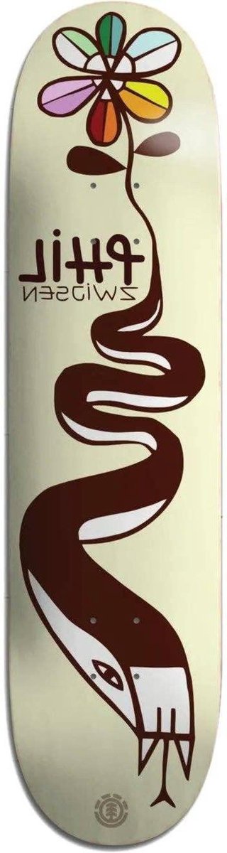 Skateboard Deck Deck Plank Skateboarden Serpent Flower Grafisch 8.3 x 32 inch Meerkleurig