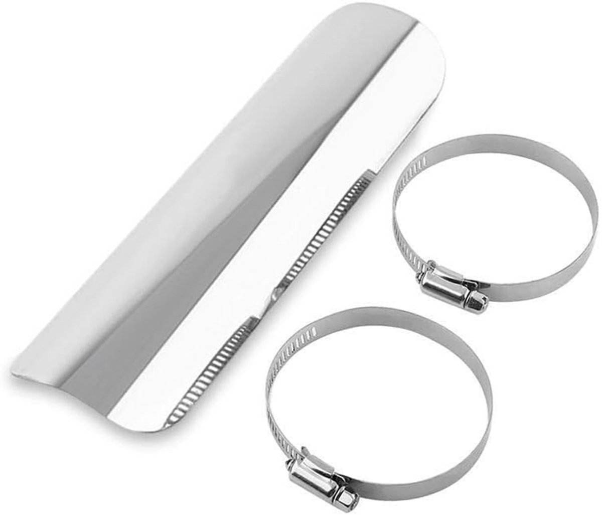 Dailygoods- Uitlaat Warmtebescherming - Uitlaatgassbescherming - Metalen Behuizing - Veiligheid - Temperatuurisolatie - Robuust en Duurzaam - Uitlaatdemper