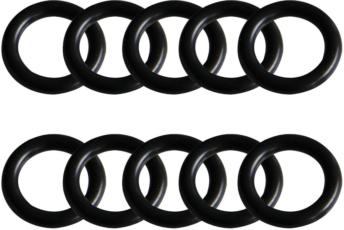 Dailygoods- O-ring 27mm OD - Nitrilrubber - Afdichtingsring - Set van 50 - Antistatisch - Oliebestendig - Duurzaam en slijtvast