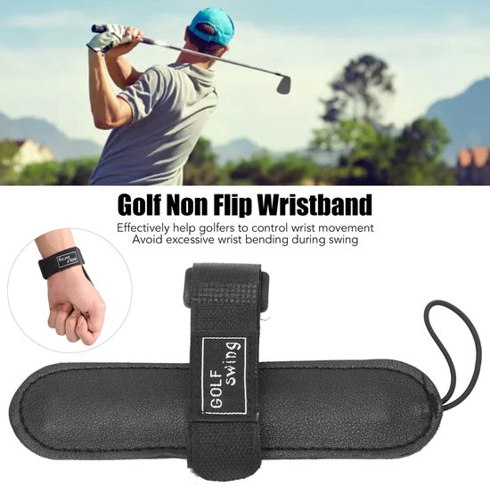 Dailygoods- Golfpolsband Golf Swing Training - Golftrainingsmateriaal - Golfgadgets - Polsbeweging Correctie - Geschikt voor Beginners - PU/Vezelplaat Materiaal - Golftraining van Dailygoods — afbeelding 3