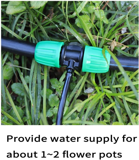Dailygoods- T-Stuk 10 Stuks - Hoogwaardige Kunststof - Antidrop Ontwerp - Voor Drip Hoses - Tot 45 PSI - Eenvoudige Installatie - Irrigatiefitting van Dailygoods — afbeelding 3