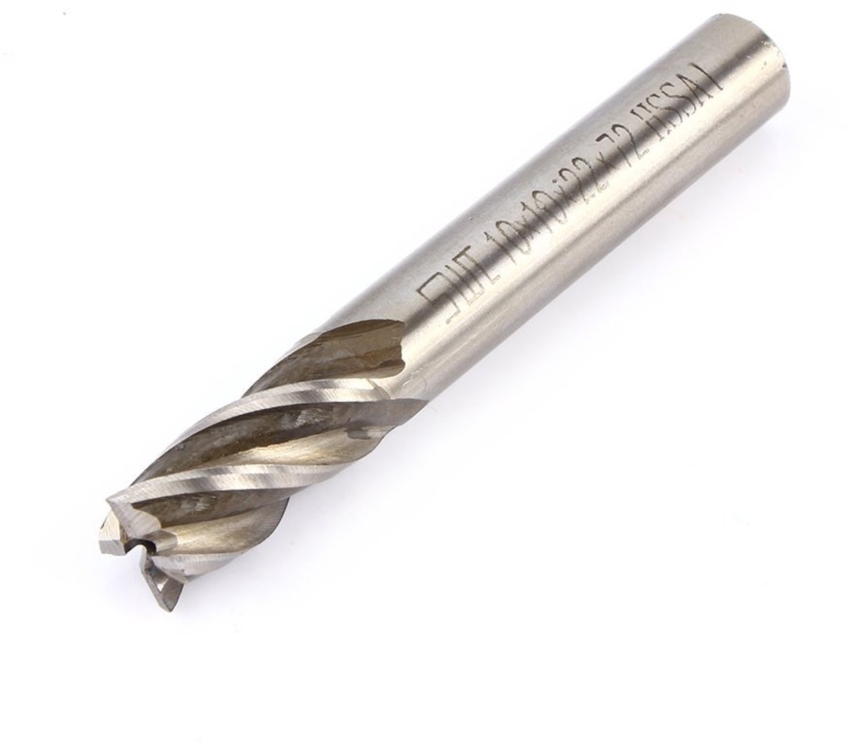 Dailygoods- Vingerfrees HSS - 10mm Snijdiameter - 4 Fluiten - Draaibaar - U-vormig Groefontwerp - Scherp en Duurzaam - Frezen