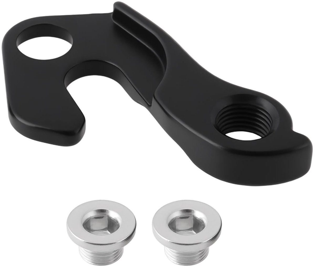 Dailygoods- Derailleur Hanger Aluminiumlegering - Compatibel met Stevens/Bianchi - Lengte 61,5 mm - Fietsversnellingshaak - Schokbestendig - Bevestiging transmissiesysteem - Versnellingshaak