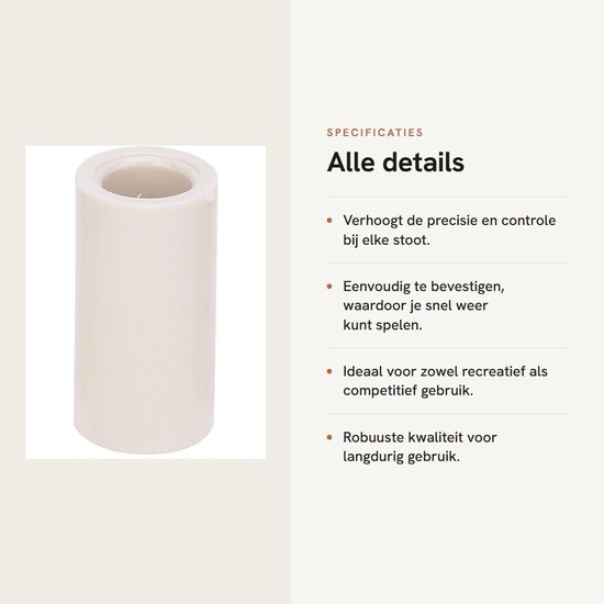By shayne - Biljartkeu Adereindhulzen - 40 Stuks - Gemakkelijk te bevestigen - 13MM-1 inch - Cue Tips - Accessoires voor biljartspellen - Geschikt vo. van By Shayne — afbeelding 3