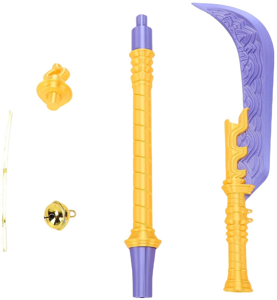 Dailygoods- Cosplay Zwaard 25 Inch - 3D-geprint Accessoire - Fantasie Collectible - Levendige Kleurdetails - Kostuumreplica - Voor Conventies - Fantasy Zwaard