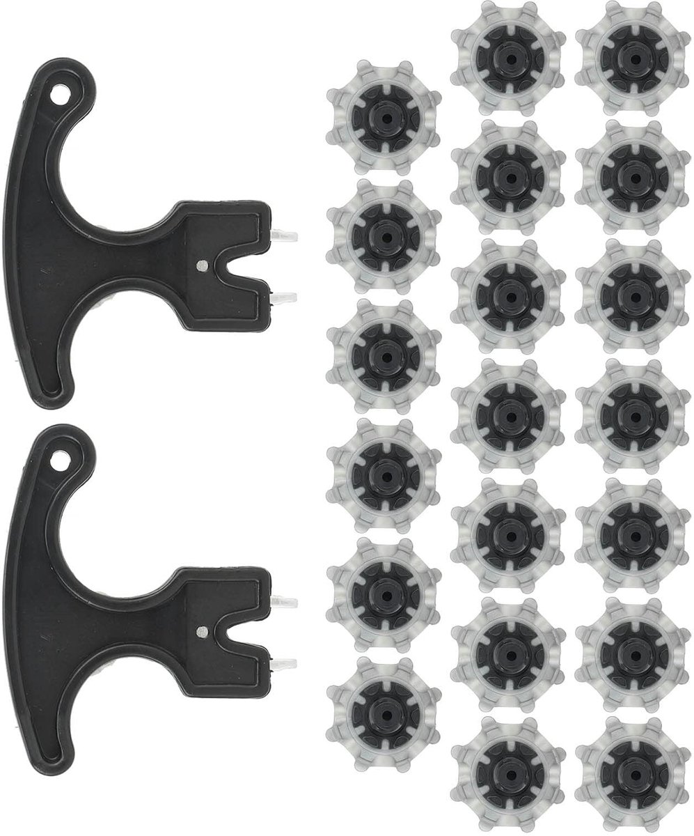 Dailygoods- Golfschoen Spikes Vervanging - 20 Stuks - Antislip Noppen - TPU Materiaal - Schokabsorberend - Duurzaam en Slijtvast - Golfspikes