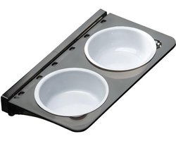 Dailygoods- Reptielenwaterbak met sterke zuigkracht - Magnetische Voederbak - Geschikt voor Hagedis/Schildpad - Eenvoudig te Installeren - Voor Tanks tot 4 mm Dikte - Ruimtebesparend Ontwerp - Voerbak