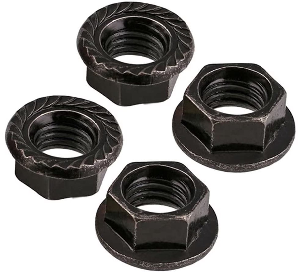 Dailygoods- Flensmoeren Gekarteld - Zeskantmoeren M6 - 40 Stuks - Vergrendeling - Breder Contactoppervlak - Betrouwbaar Ontwerp - Moeren