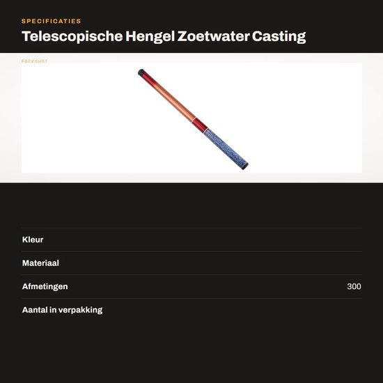 Dailygoods- Hengel Uitschuifbaar 1,8/2,1 m - Telescopische Hengel - Draagbare Hengel - Stevige Hengel - Zoetwater Hengel - Geschikt voor Beekje en Meer - Visstok van Dailygoods — afbeelding 3