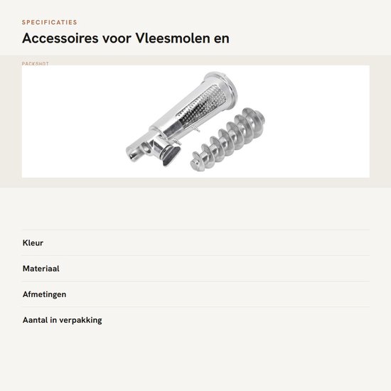 Dailygoods- Sapcentrifuge Accessoires - Hulpstuk - Vleesmolen - Filtermof - Toebehoren - Mixerhulpstuk van Dailygoods — afbeelding 2