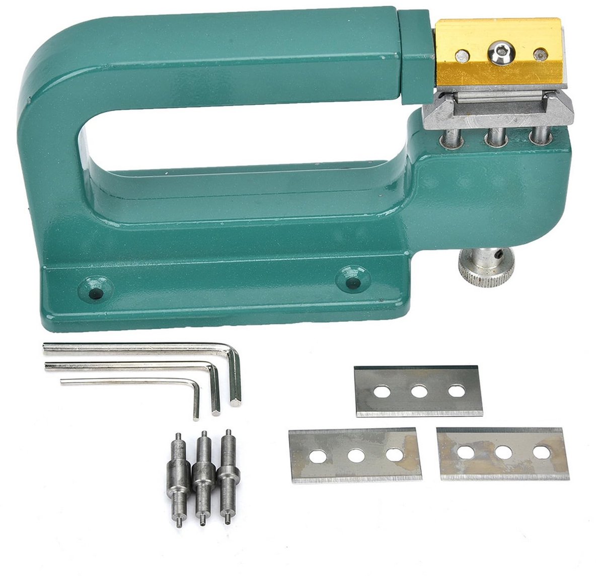Dailygoods- Skimachine Duurzaam Aluminium - Verstelbare Hoogte - 4 Rolmaten - Reparatiesplittergereedschap - Inclusief Bladen - Lichtgewicht en Stevig - Leerschiller