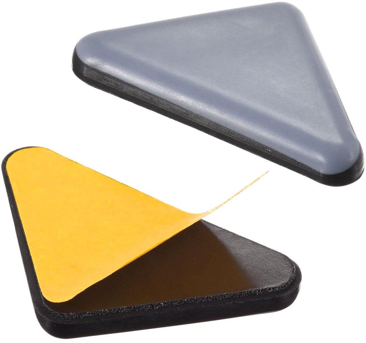 Dailygoods- Meubelschuifregelaars - Driehoekige Zelfklevende Vloerbeschermers - 4 Stuks - 45 x 35 x 35 mm - Duurzaam PTFE - Geluidsreducerend