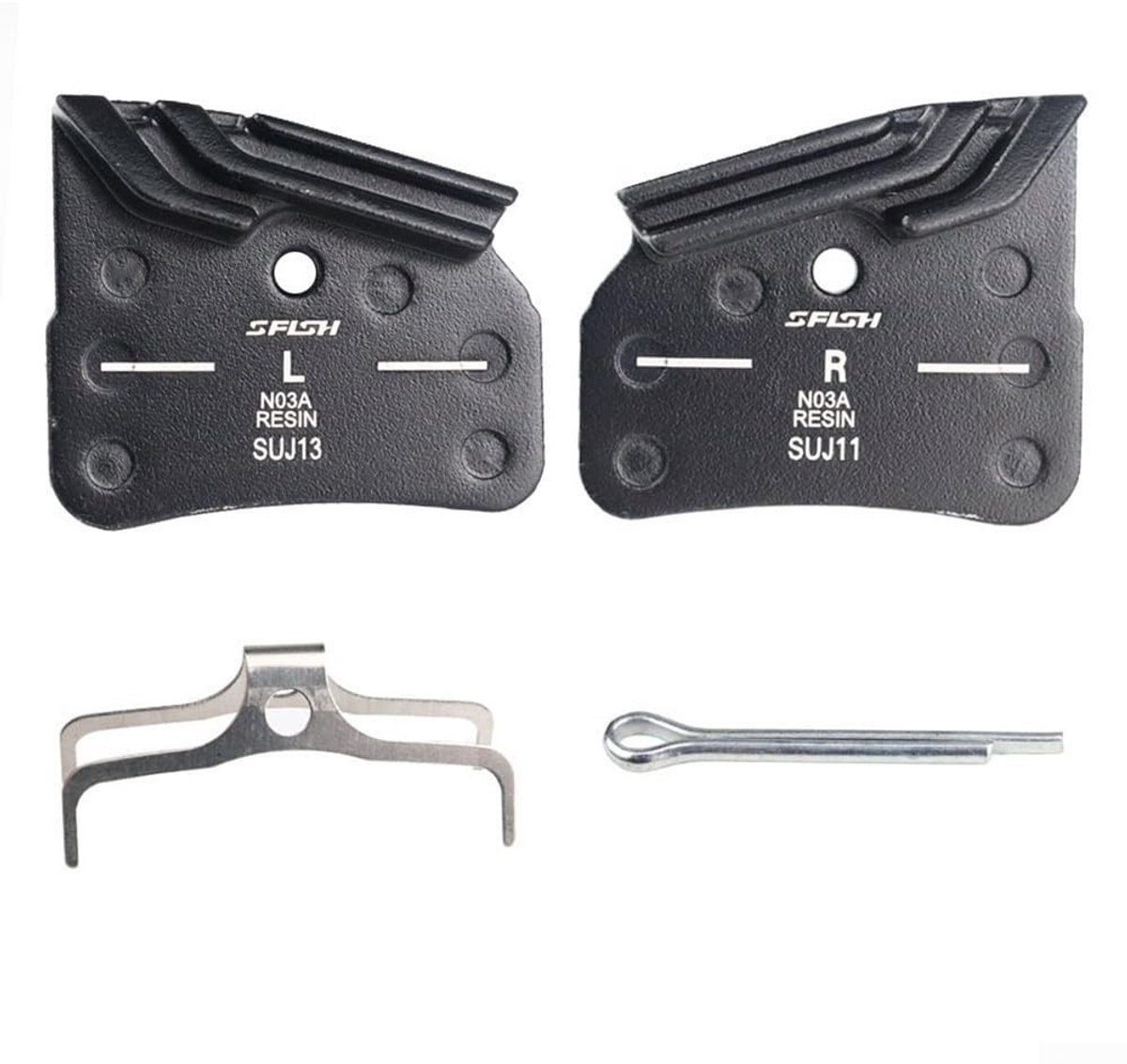 Dailygoods- Schijfremblok Aluminium - Koeling - Duurzaam - Hoge Temperatuur Weerstand - Hoge Slijtvastheid - Voor Shimano NO3A/NO4C/DO2S/DO3S - Remblokken