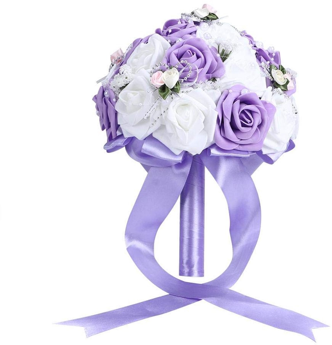 Dailygoods- Bruidsboeketten Kunstmatige Pioenroos - Bruidsmeisje - Bloemdecoratie - Bruiloft Benodigdheden - Modieus - Hoogwaardige Kwaliteit - Kunstbloemen