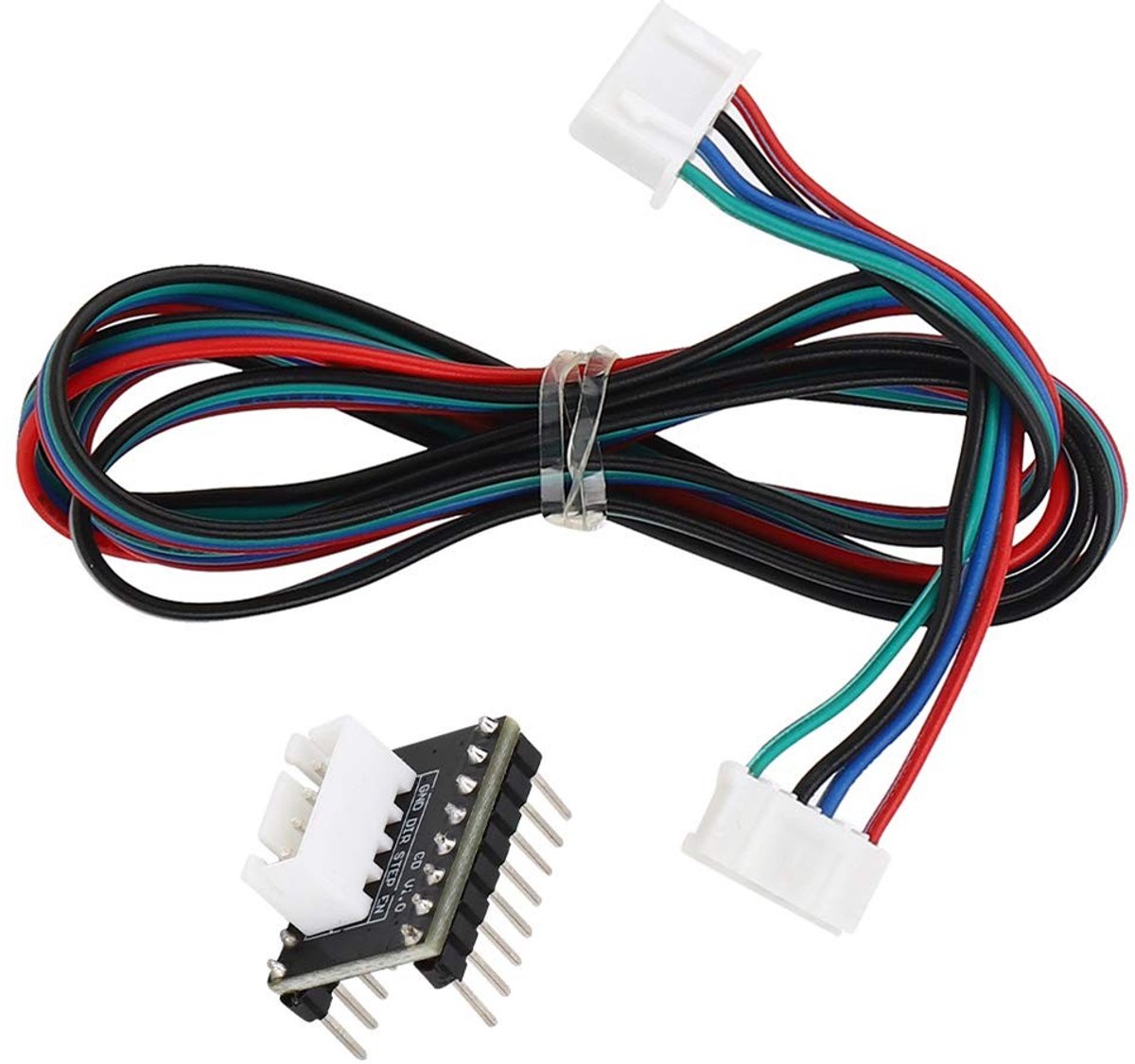 Dailygoods- Stappenmotor Driver 5PCS - MKS CD Uitbreidingskaart - Geschikt voor 3D-printer - Eenvoudig te installeren - 4.5A Motoraandrijving - Versterkt stroombesturingssignaal - Motorcontroller