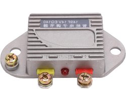 Intelligente Spanningsregelaar - Elektronische Regelaar - Generator Stabiliseren - Aluminiumlegering - 14V - Grijs