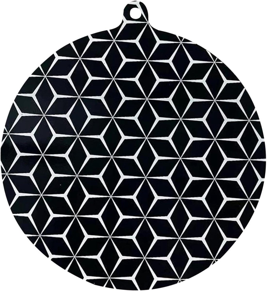 Kookplaat Beschermmat - Fornuisbeschermer Antislip - Krasvrije Keuken - Hittebestendig Siliconen - 24.3 x 22 cm - Zwart