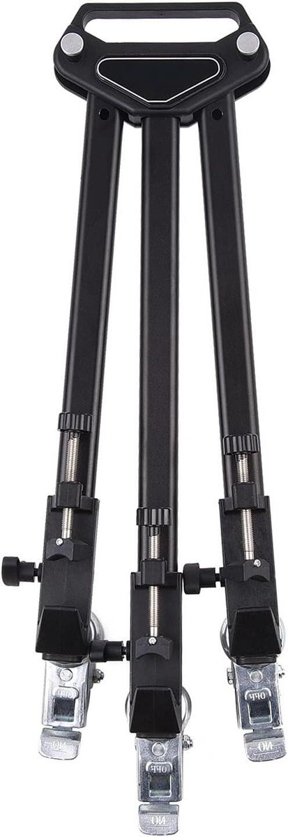 Fotografie Dolly - Onderstel Camera - Stabiele Opnames - Zware Belasting - 15kg - Zwart