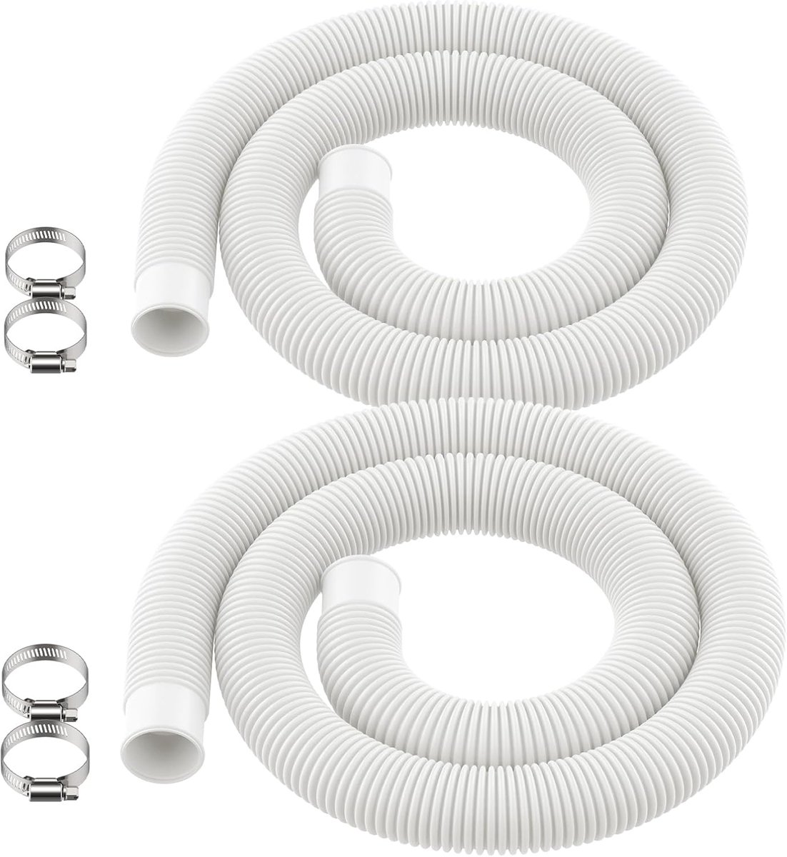 Vervangingsslang van 3,2 cm (1,25 inch) voor de verdeelpomp van een geschikt voor Intex-zwembad; vervangingsslang van 150 cm (59 inch) voor zwembadpompaccessoires.