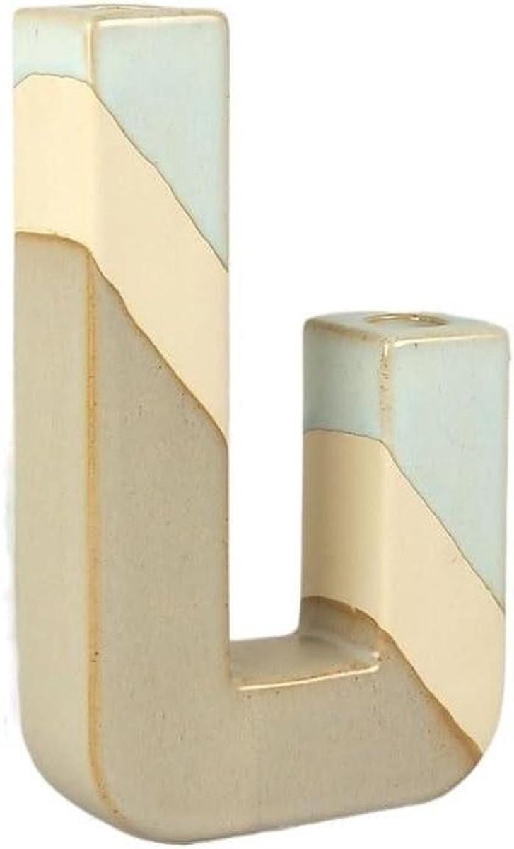 Kandelaar Keramiek - Kaarsenhouder Vaas - Romantische Sfeer - Hoge Temperatuur Bestendig - 50 Gram - One Color