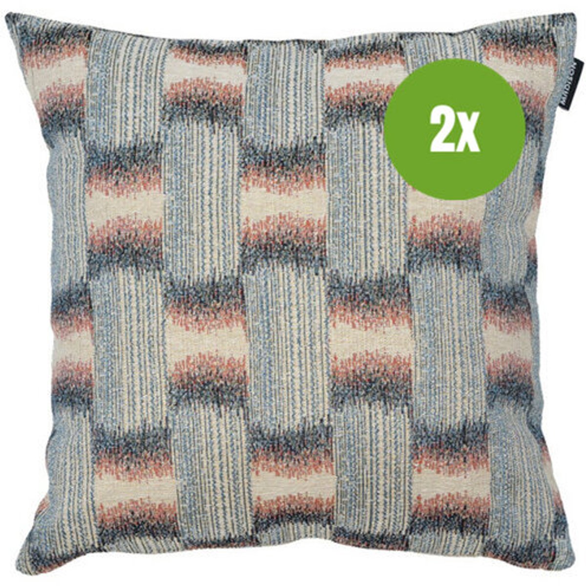 Sierkussen ca.45x45cm Camme blue 2 stuks