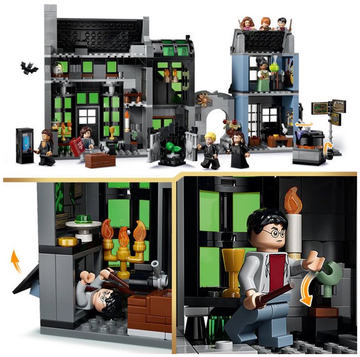 LEGO Harry Potter Verdonkeremaansteeg Tovenaarswinkels Speelgoedwinkel Set voor Kinderen 76471 — afbeelding 9