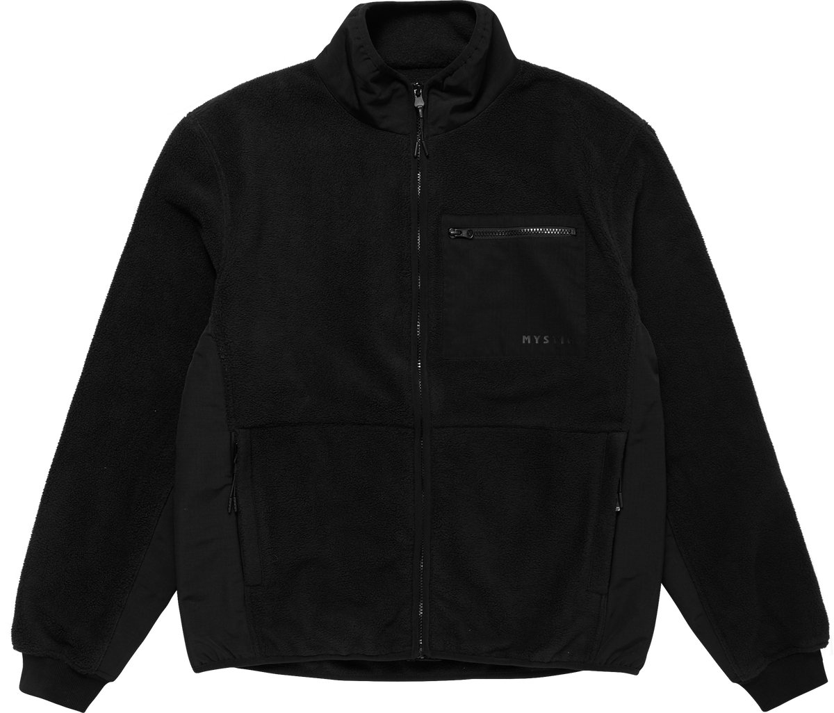 Mystic DTS Fleece Zip Thru Trui 260100 – XL Women Zwart