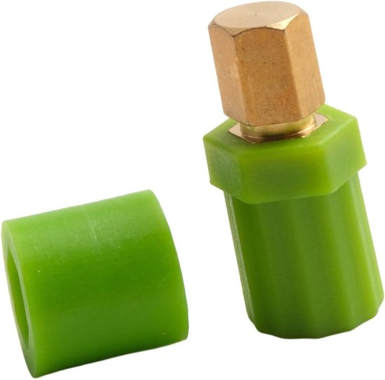 Pasta Roller Koppeling - Reparatieset Keukenmachine - Zelf Pasta Maken - Messing Materiaal - 3 Stuks - Groen — afbeelding 3