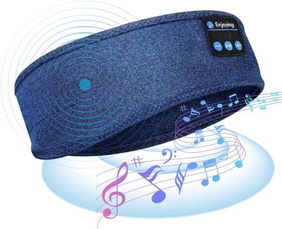 Bluetooth Slaap Hoofdband - Muziek Hoofdband - Ontspannen Slapen - Comfortabel voor Zijslapers - 26.3 x 9.4 x 2.8 cm — afbeelding 4
