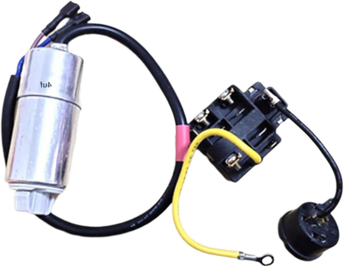 Koelkast Starter Kit - Compressor Onderdeel - Koelkast Reparatie - Directe Vervanging - 4uf Condensator - Zwart