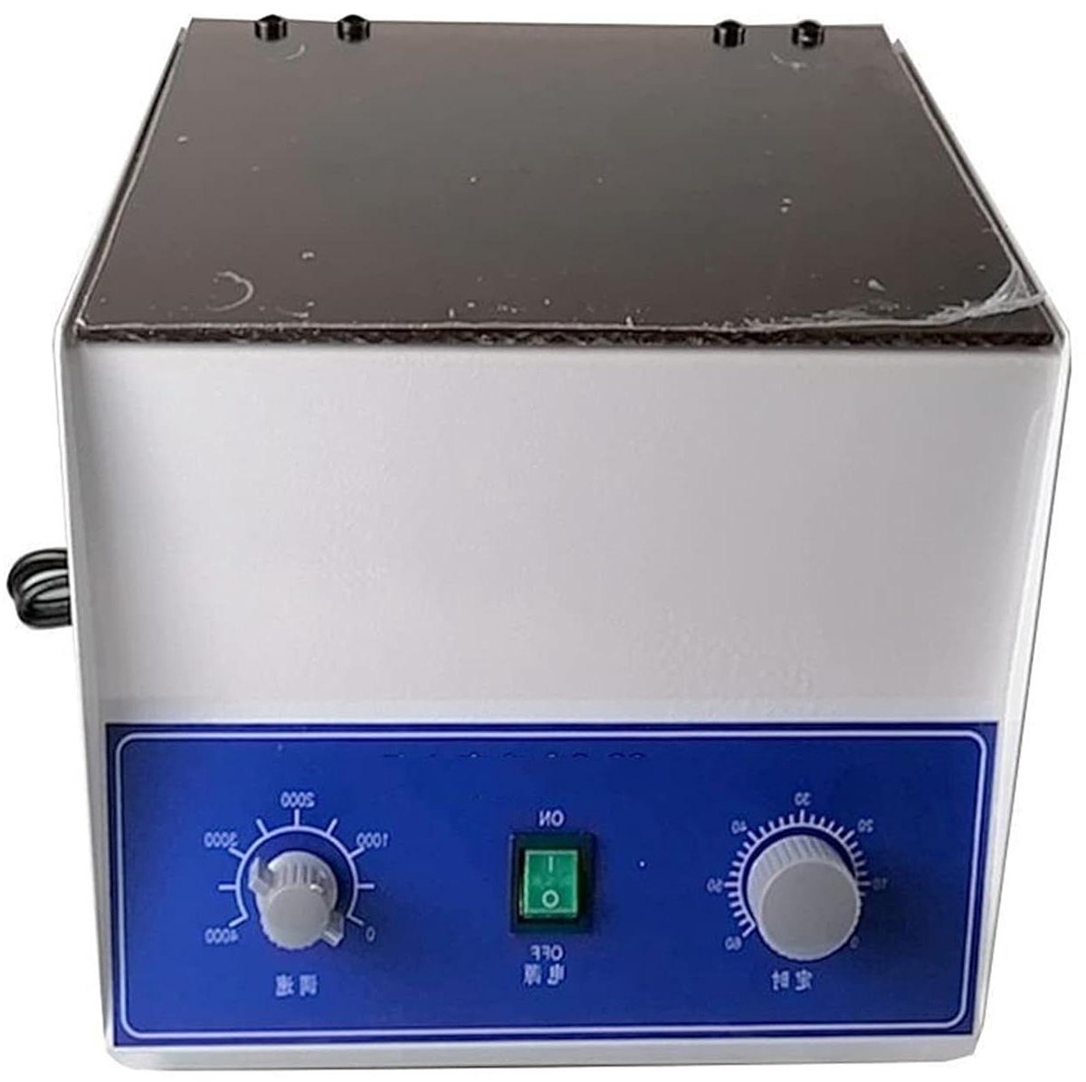 Laboratorium Centrifuge - Kleine Desktop - Vloeistoffen Scheiden - Aluminium Draaitafel - 6x20ml - Zilver