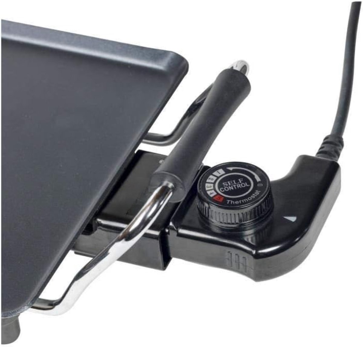 KAD® Gourmetstellen - Compact Gourmetstel- Bakplaat Gourmetten - Zwart - 10cm x 48cm x 50cm