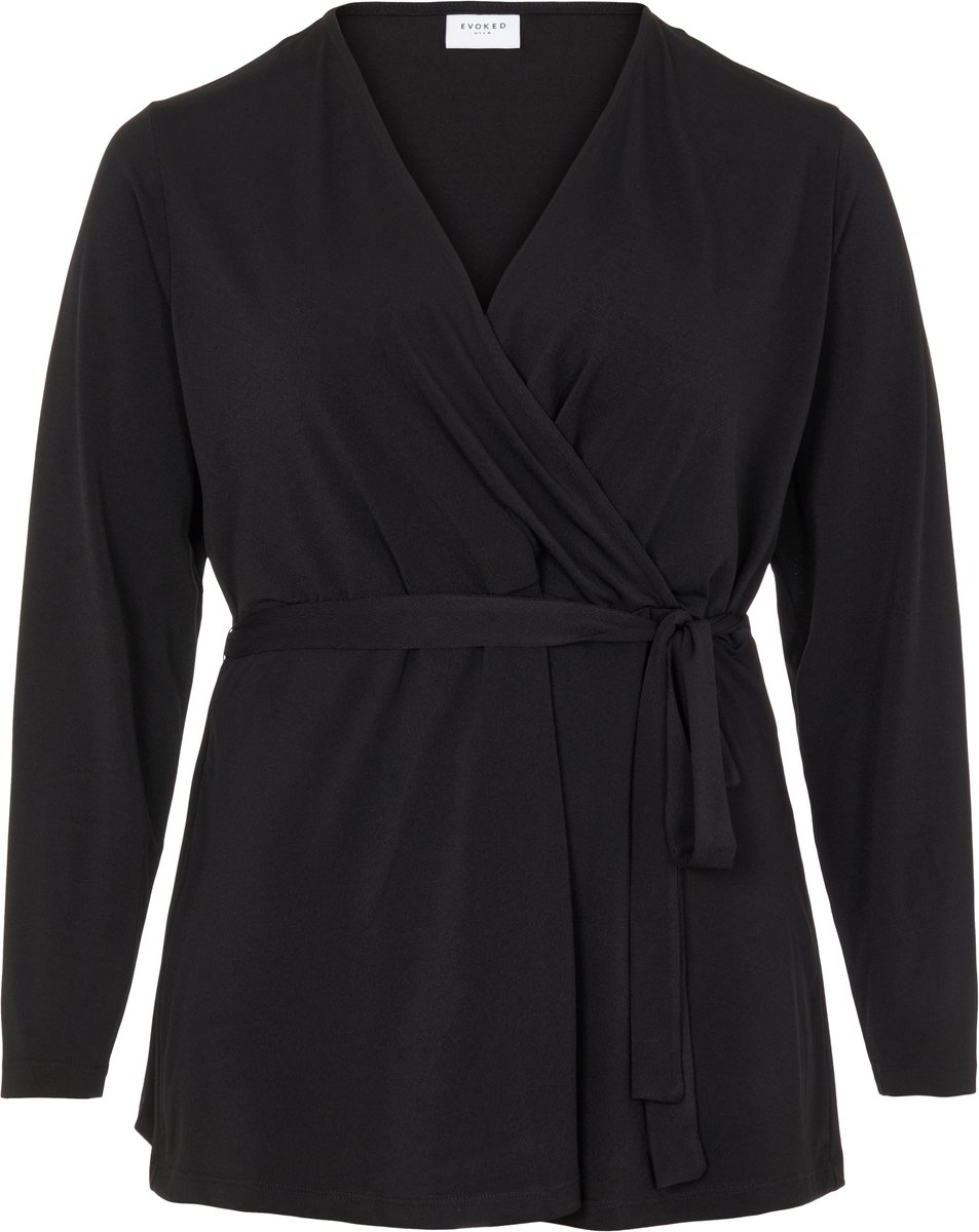 VIBORNEO L/S WRAP TOP/SU/CUR - NOOS