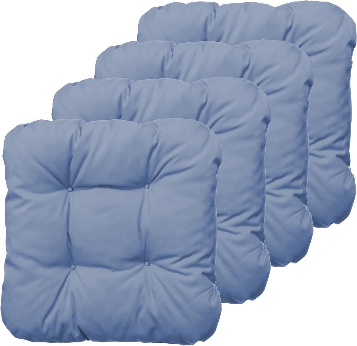Stoelkussen Set - Zitkussen Decoratief - Comfort Verhogend - Vierdelige Stevigheid - 38 x