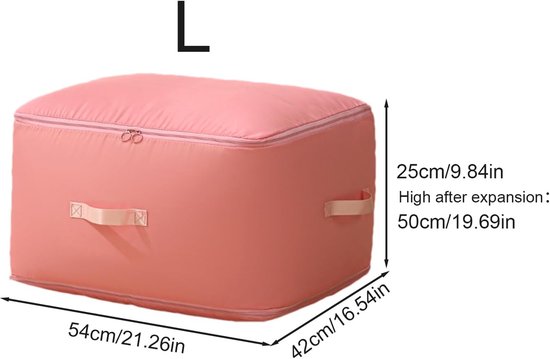 Compressie Opbergzak - Waterdichte Tas - Ruimte Besparen - Zelfsluitend Systeem - 42x54x15 cm - Veelkleurig — afbeelding 5