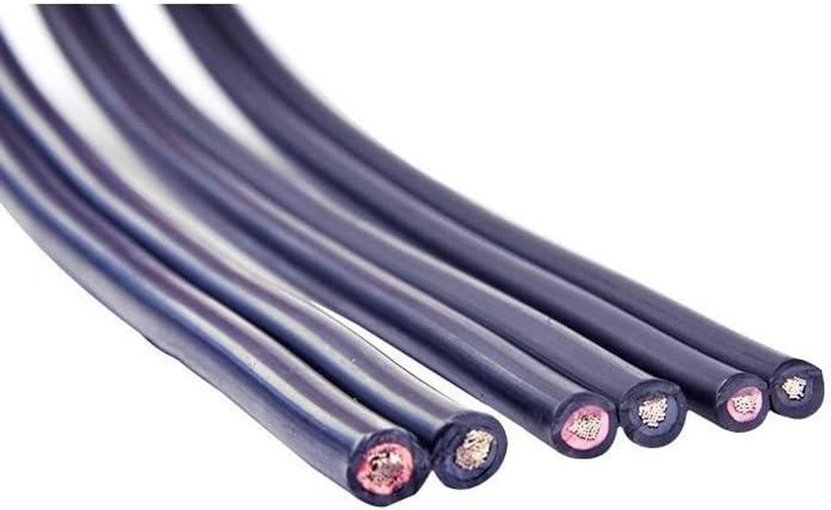 Zonne-PV Kabel - Fotovoltaïsche kabel - Energieopwekking - UV-bestendig - 6mm2 20m - Zwart