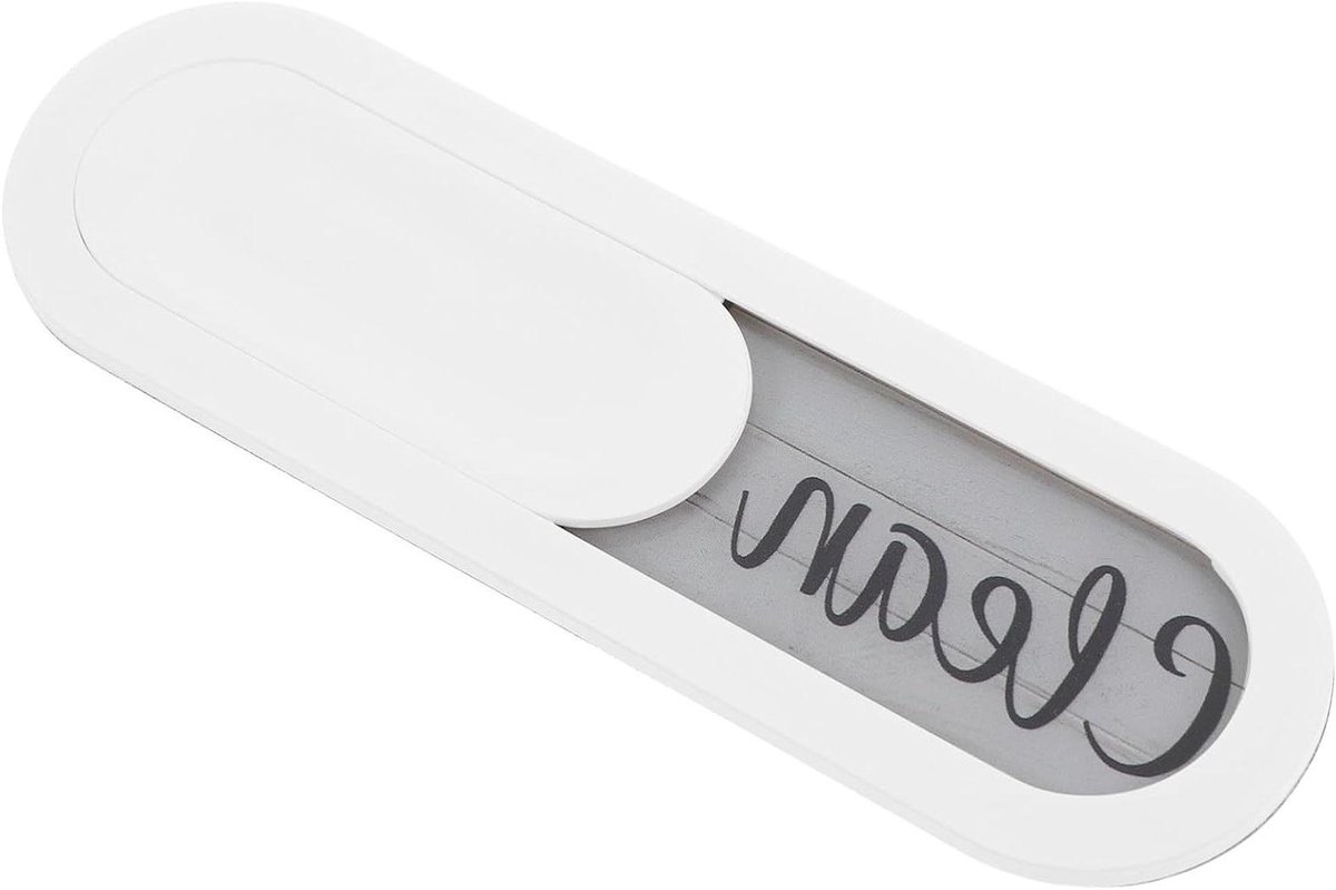 Vaatwasser Indicator - Schoon Vuil Bordje - Keuken Organisatie - Omkeerbaar Ontwerp - 15 cm Lengte - Wit