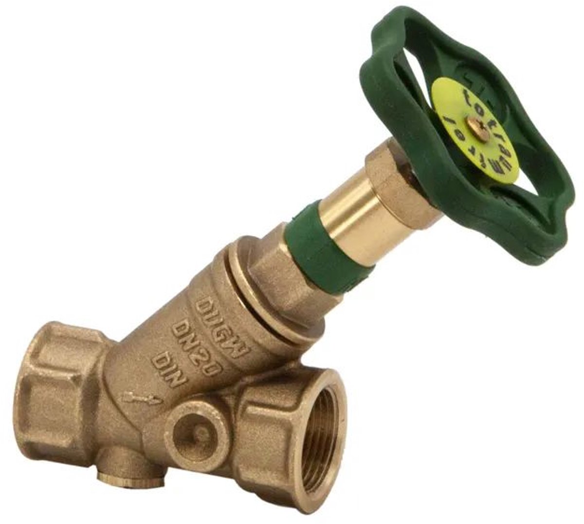 Schlösser Armaturen JS KFR-ventiel met mofaansluiting, zonder aftapping, met niet-stijgende spindel, DN20, binnendraad 3/4'', DVGW gekeurd, 0016252000001