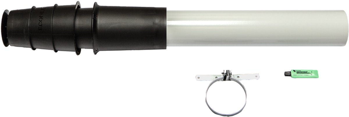 Brötje Rookgasafvoerset KAS80/5 SC zw. dakdoorv.concentrisch DN 80/125 PPS/AI, 651790