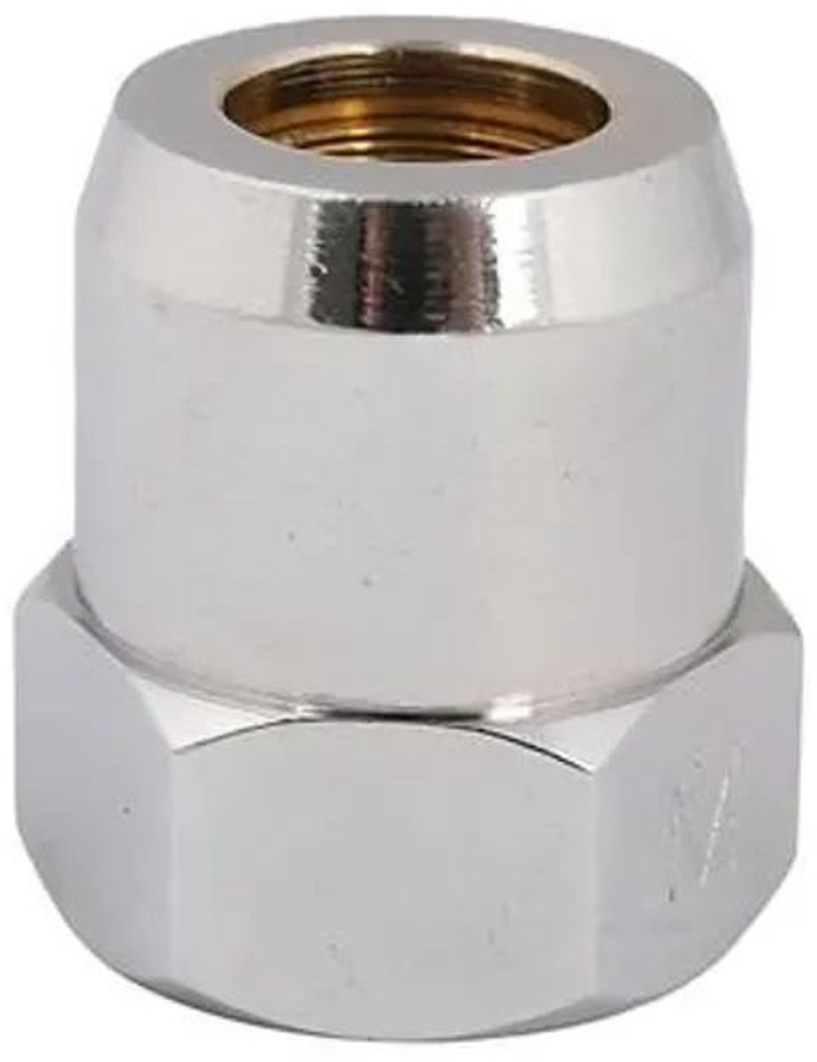 Schlösser Armaturen JS Knelkoppeling, met lengtecompensatie, DN10, 3/8'' x 10mm, in chroom, 0018981050001