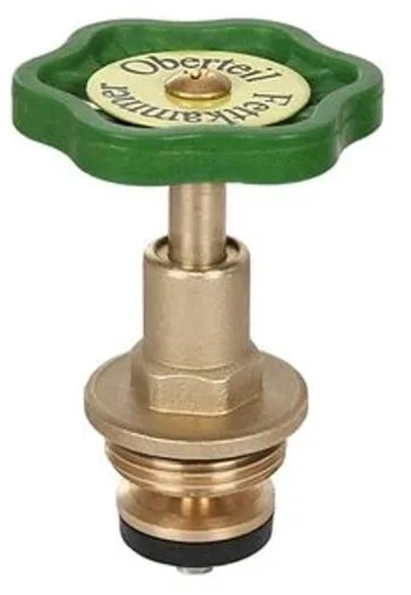 Schlösser Armaturen JS Vetkamerbovenstuk, doorlaat-/schuine zitting ventiel, met stijgende spindel, DN20, 3/4'', van messing, met EPDM afdichting, 0018012000001