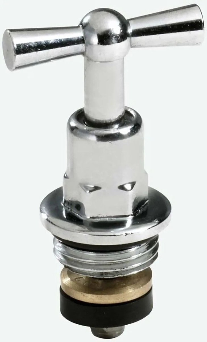 Schlösser Armaturen JS Draaiknop bovendeel, met O-ring, DN20, 3/4'', gepolijst en verchroomd, 0018222050001