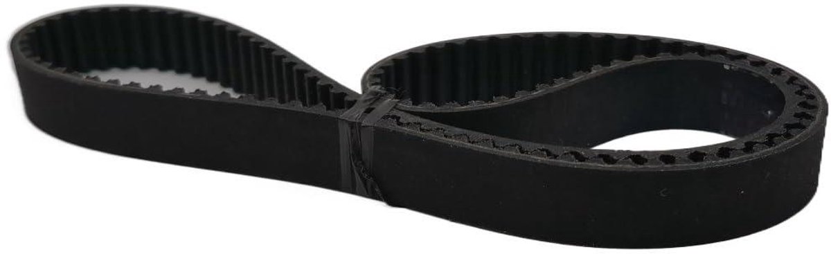Synchroontandriem - Aandrijfriem - Precisie Aandrijving - Glasvezelkern - 675 mm Lengte - Zwart