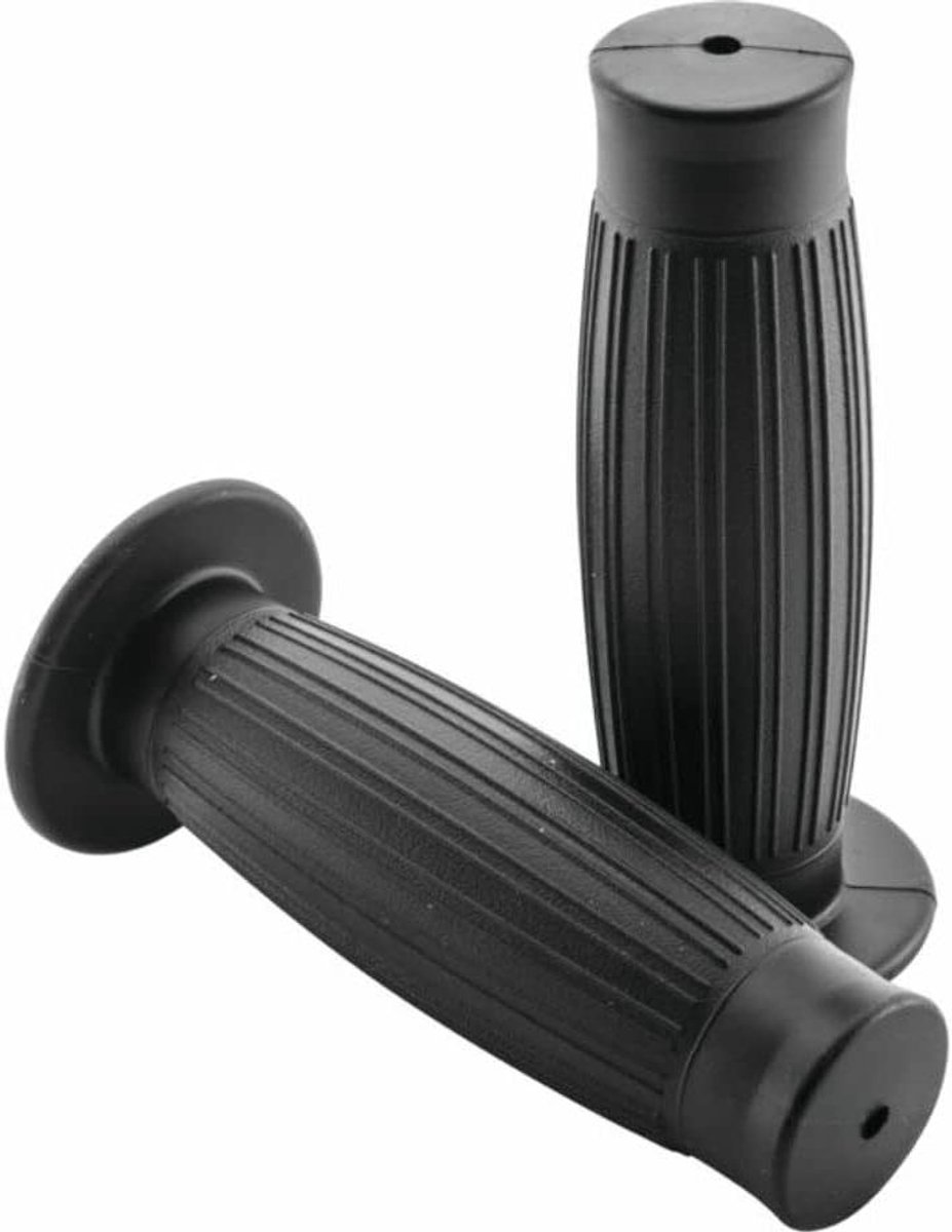 Motor Handvatten - Stuur Grip - Comfortabel Rijden - Trillingsdempend Rubber - 7/8 Inch - Zwart
