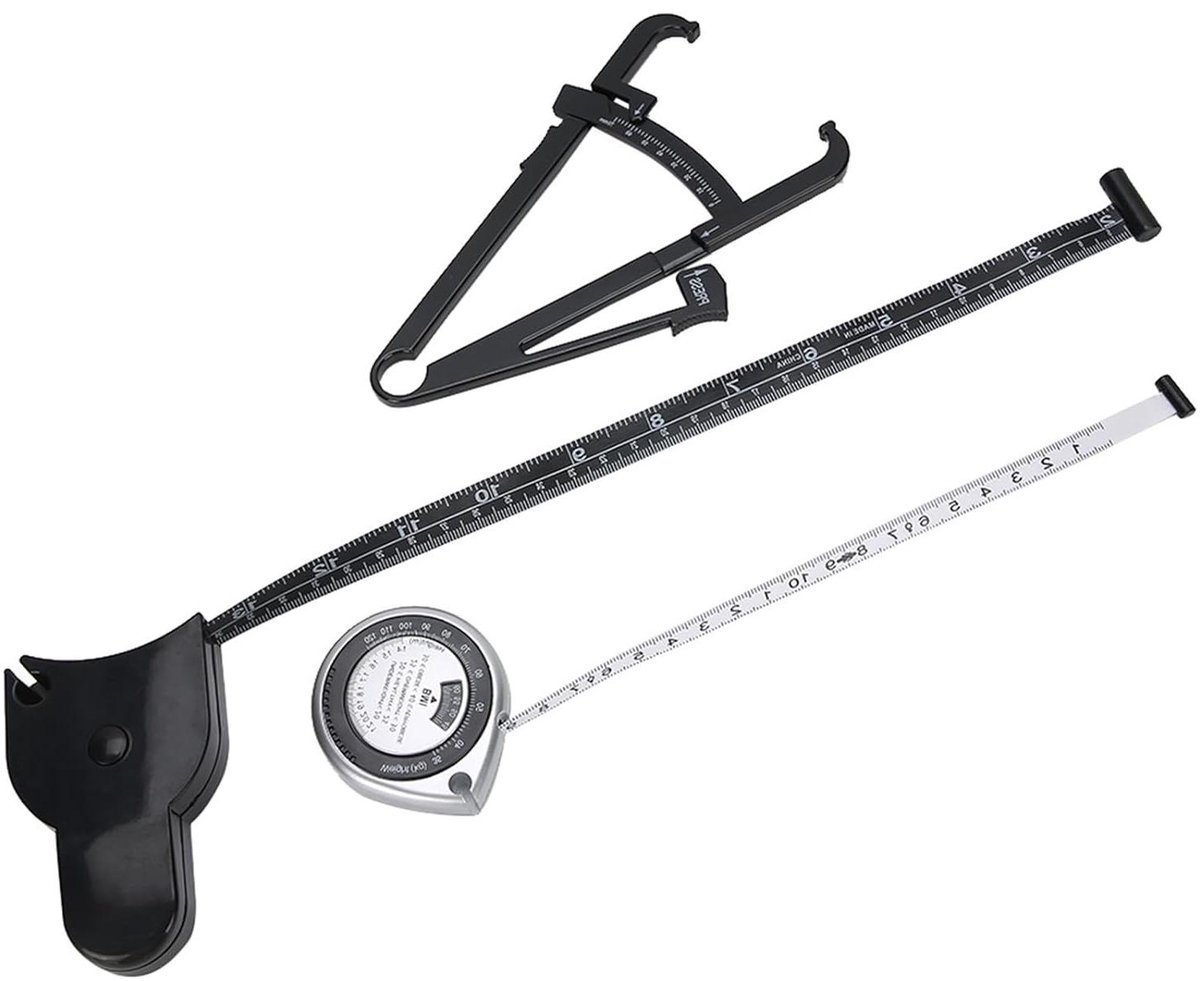 Lichaamsmeetliniaal - Meetlint Lichaam - Gezondheid Bijhouden - Automatisch Intrekbaar - 150 cm - Zilver