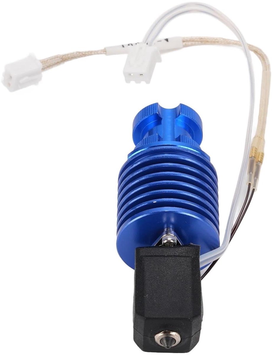 3D Printer Hot End - Printkop Kit - Soepel Printen - Gehard Stalen Mondstuk - 0.4 mm Mondstuk - Metaal